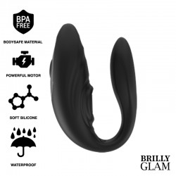 BRILLY GLAM COUPLE PULSING VIBRATING CONTROL REMOTO